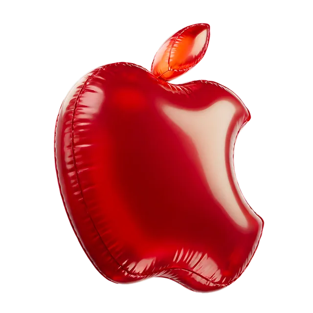 Logo rendered as balloon